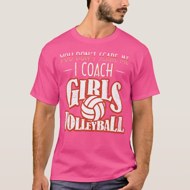 Volleyball-Shirt Sie kümmern mich nicht, dass ich  T-Shirt (Vorderseite)