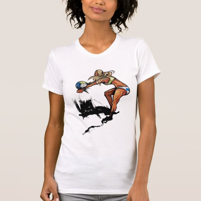 Volleyball-Shirt T-Shirt (Vorderseite)