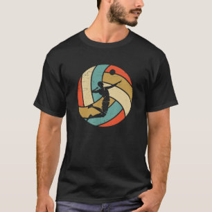 Volleyball-Shirt - Vintager Volleyballspieler T-Shirt