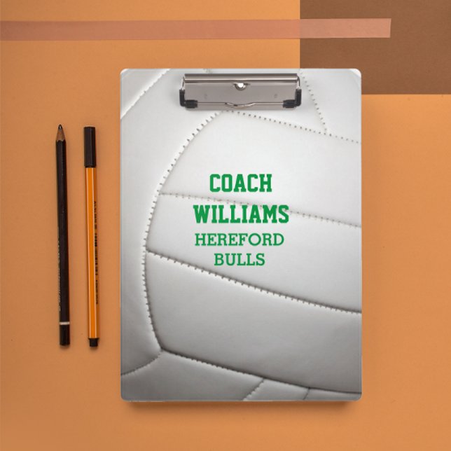 Volleyball sieht Personalisiert aus Klemmbrett (Von Creator hochgeladen)