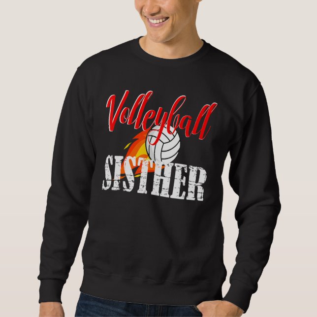 Volleyball Sister Volleyball   Sweatshirt (Vorderseite)