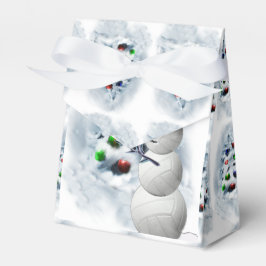 Volleyball Snowman Weihnachten Geschenkschachtel