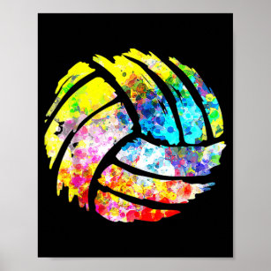 Volleyball Spaß Geschenke für Vater-Mama-Spielertr Poster