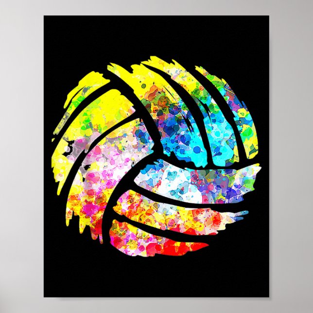 Volleyball Spaß Geschenke für Vater-Mama-Spielertr Poster (Vorne)