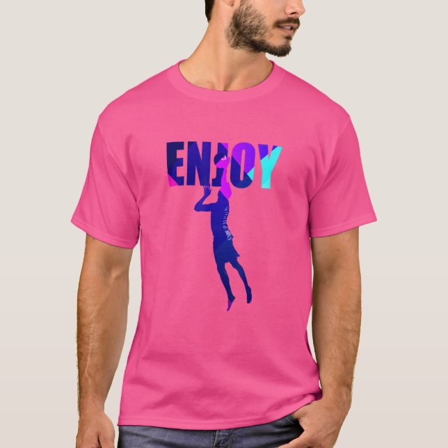 Volleyball Spaß T-Shirt (Vorderseite)