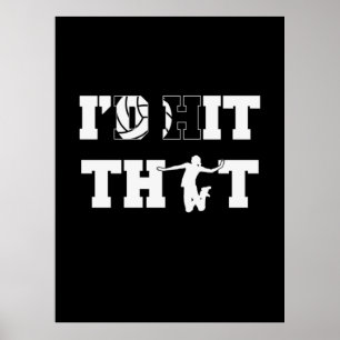 Volleyball-Spieler   Das würde ich treffen Poster