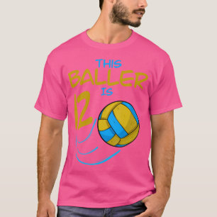 Volleyball-Spieler Dieser Baller ist 12 Volleyball T-Shirt