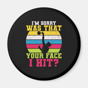 Volleyball-Spieler   Es tut mir leid, dass Ihr Ges Magnet