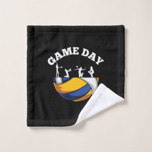 Volleyball-Spieler Game Day Volleyball Waschlappen