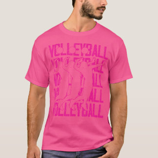 Volleyball Spieler Girl Ball Sportteam Beach Vol. T-Shirt