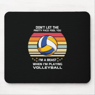 Volleyball-Spieler Ich spiele Volleyball Mousepad