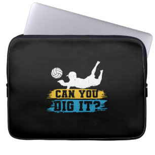 Volleyball-Spieler Kannst du es machen? Laptopschutzhülle