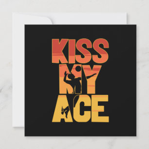 Volleyball-Spieler   Kiss My Ace Einladung
