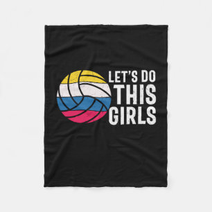 Volleyball-Spieler   Lass Do This Girls Fleecedecke