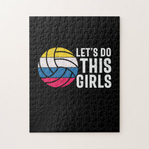 Volleyball-Spieler   Lass Do This Girls Puzzle