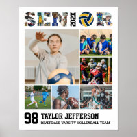 Volleyball Spieler Senior Sports Team FotoCollage