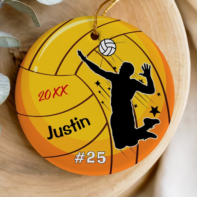 Volleyball-Spieler Sportbootsportler Keramik Ornament (Von Creator hochgeladen)