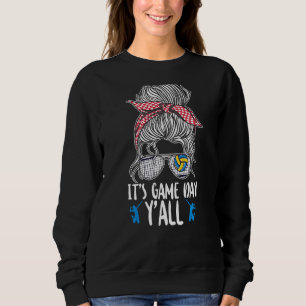 Volleyball Spieler Team Girl Vintag Es ist Game Da Sweatshirt