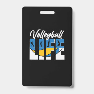 Volleyball-Spieler   Volleyball Ausweis