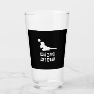 Volleyball-Spieler Volleyball Mine Glas