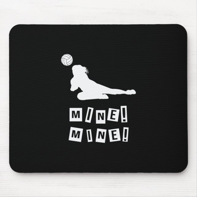 Volleyball-Spieler | Volleyball Mine Mousepad (Vorne)