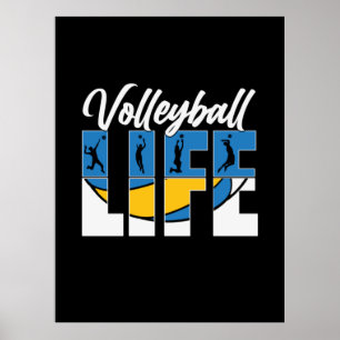 Volleyball-Spieler   Volleyball Poster