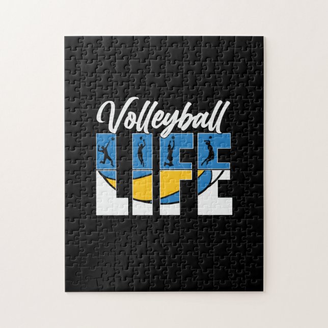 Volleyball-Spieler | Volleyball Puzzle (Vertikal)