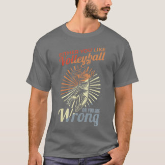 Volleyball-Spieler-Zitat Familie T-Shirt