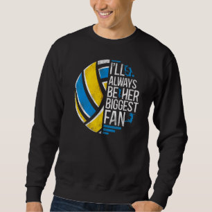 Volleyball-Spielerteam Vintag bin ich immer ihr tr Sweatshirt