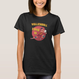 Volleyball Spike Player Trainer Sprichwort T-Shirt