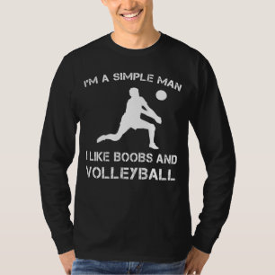 "Volleyball: Spike, Set, lache!" T-Shirt
