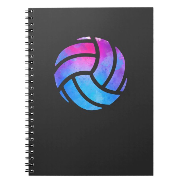 Volleyball-Sport-Fitness-Geschenk Notizblock (Vorderseite)