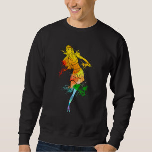 Volleyball Sport Pop Portrait Volleyball Sweatshirt