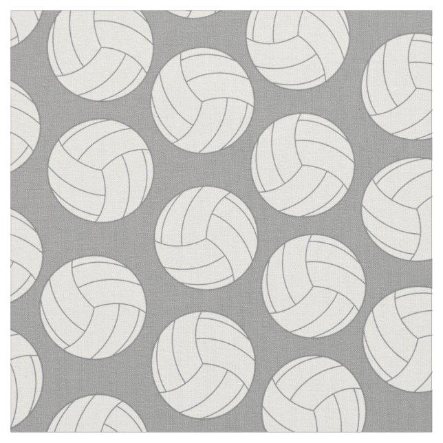 Volleyball Sports Silver Grau Stoff (Nahaufnahme)