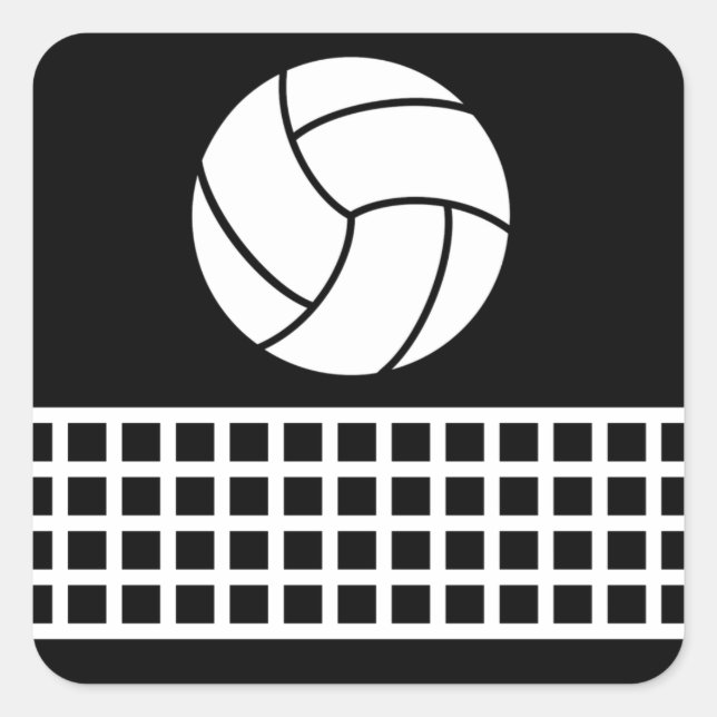 Volleyball Stickers (Vorderseite)