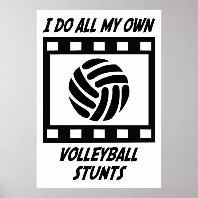 Volleyball Stunts Poster (Vorne)