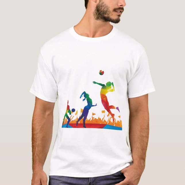 Volleyball T - Shirt anzeigen (Vorderseite)