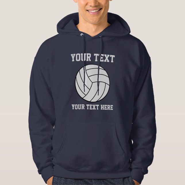 Volleyball-Team Hoodie (Vorderseite)
