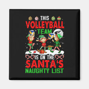 Volleyball Team ist auf der Weihnachtsliste Pl Magnet