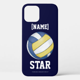 Volleyball Team Name and Number Case Mate iPhone C