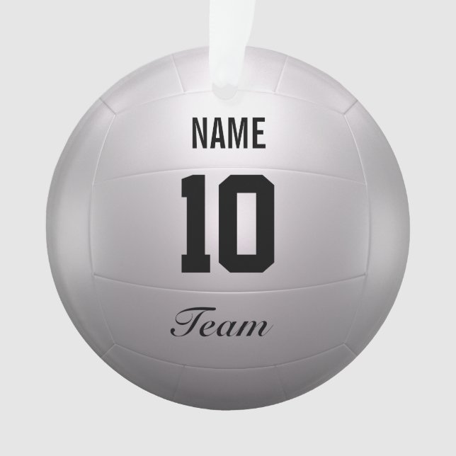 Volleyball-Team Ornament (Vorderseite)