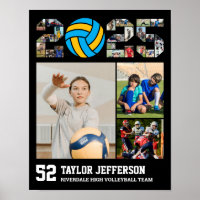Volleyball Team Senior Class of 2025 Foto Collage