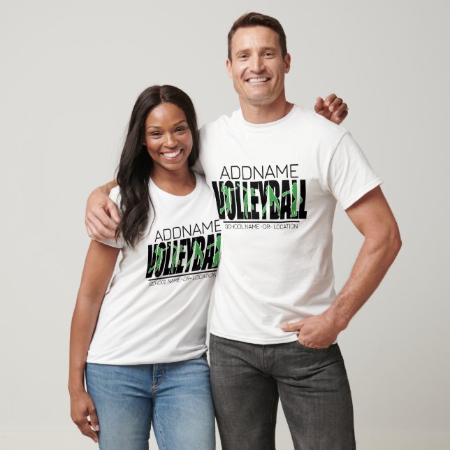 Volleyball Team Spieler ADD NAME School Top Athlet (Unisex)