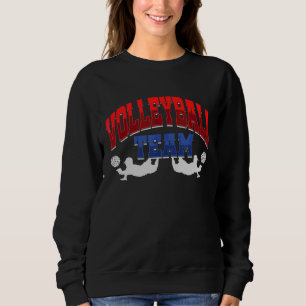 Volleyball Team Trainer Squad Ball Sportaison Sweatshirt