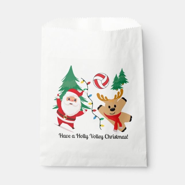 Volleyball Team Treat Bag Geschenktütchen (Vorderseite)