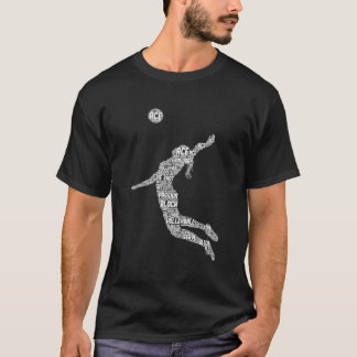 Volleyball Teen Girl Women Youth Player T-Shirt