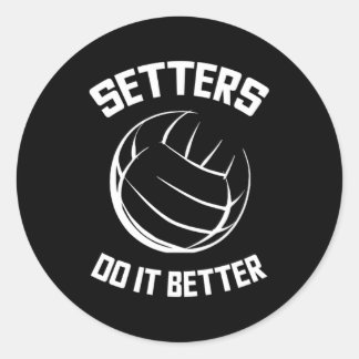 Volleyball-Tochterunternehmen machen es besser Runder Aufkleber
