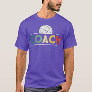 Volleyball-Trainer-Geschenke Lustige Retro-Vintage T-Shirt