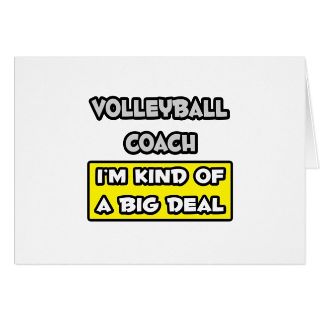 Volleyball-Trainer .. Ich bin irgendwie ein großer (Vorderseite (Horizontal))