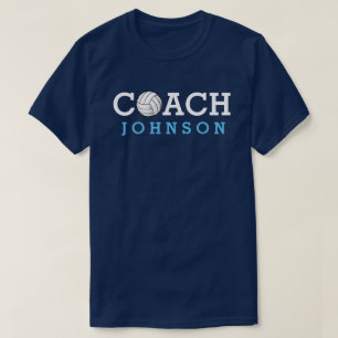 Volleyball-Trainer-individueller Name T-Shirt